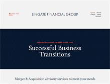 Tablet Screenshot of lingate.com